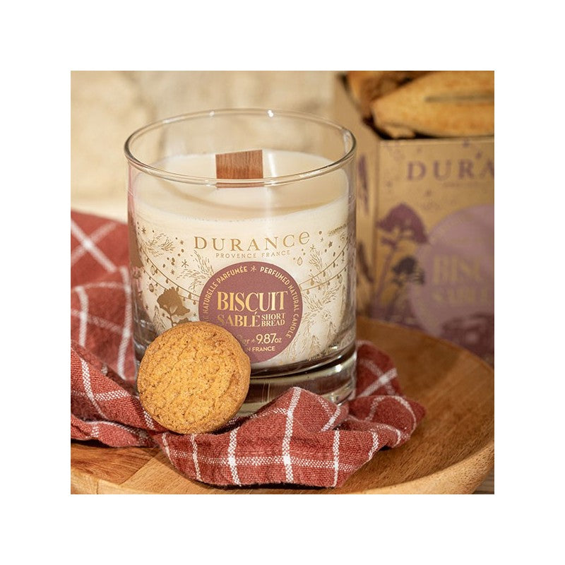 Bougie Mèche en Bois Biscuit Sablé - 2