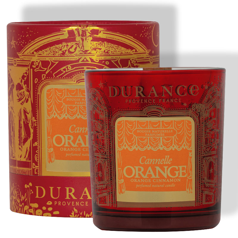 Bougie Mèche en Bois Cannelle Orange - 1