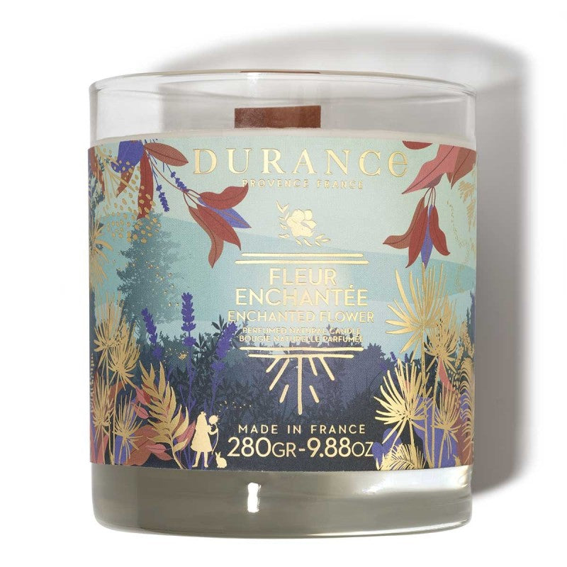 Bougie Mèche Bois Parfumée Fleur Enchantée - 1
