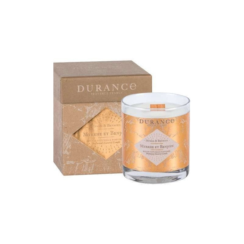 Bougie Parfumée Naturelle Mèche Bois Myrrhe et Benjoin - 1