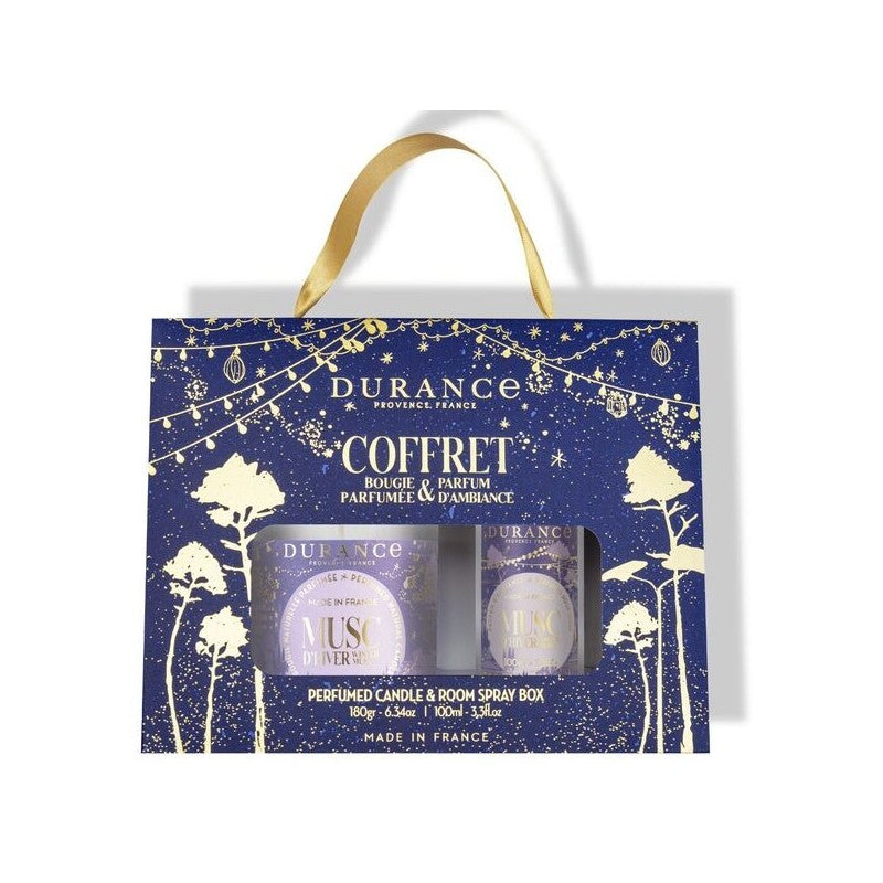 Coffret Bougie et Parfum d'Ambiance Musc d'Hiver - 1