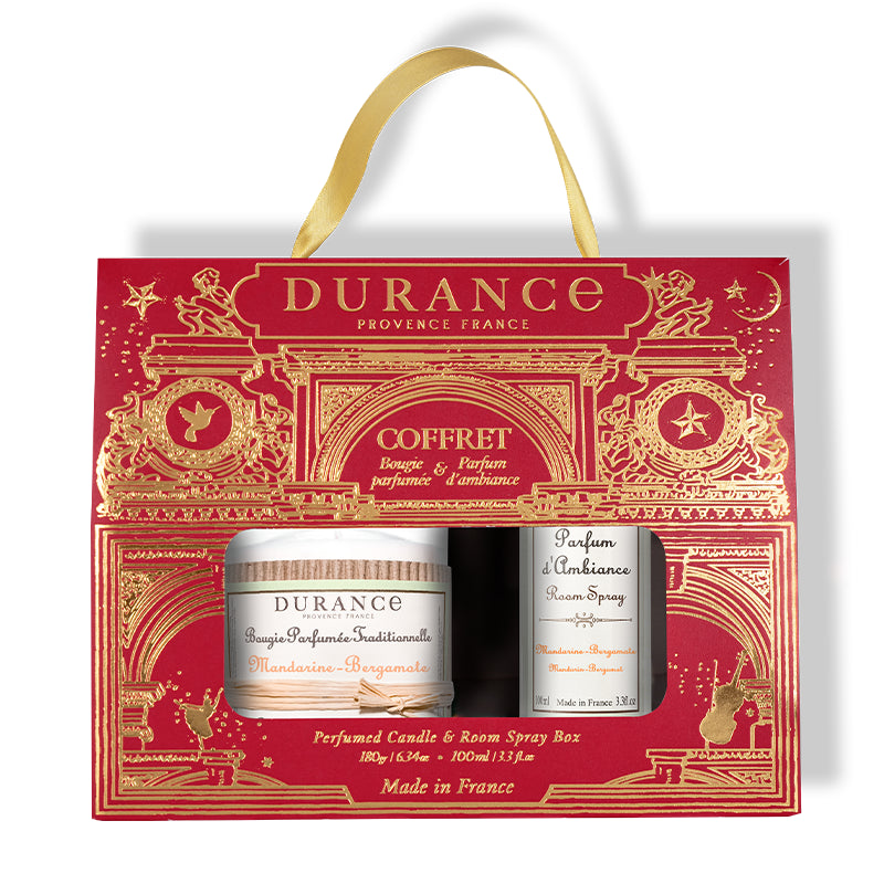 Coffret Bougie et Parfum d'Ambiance Mandarine-Bergamote - 1