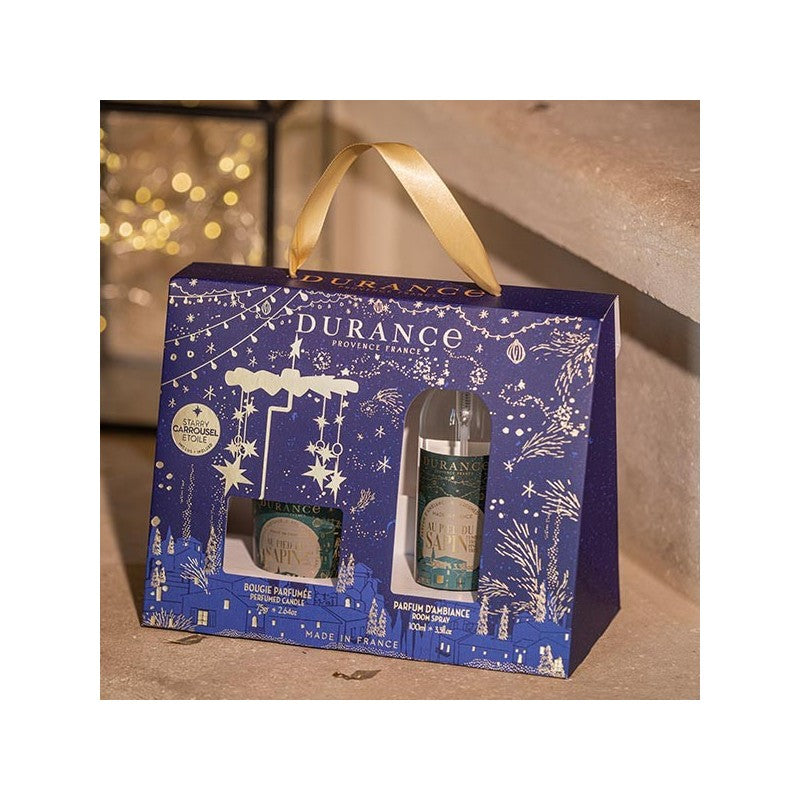 Coffret Carrousel Bougie et Parfum d'ambiance Sapin - 2